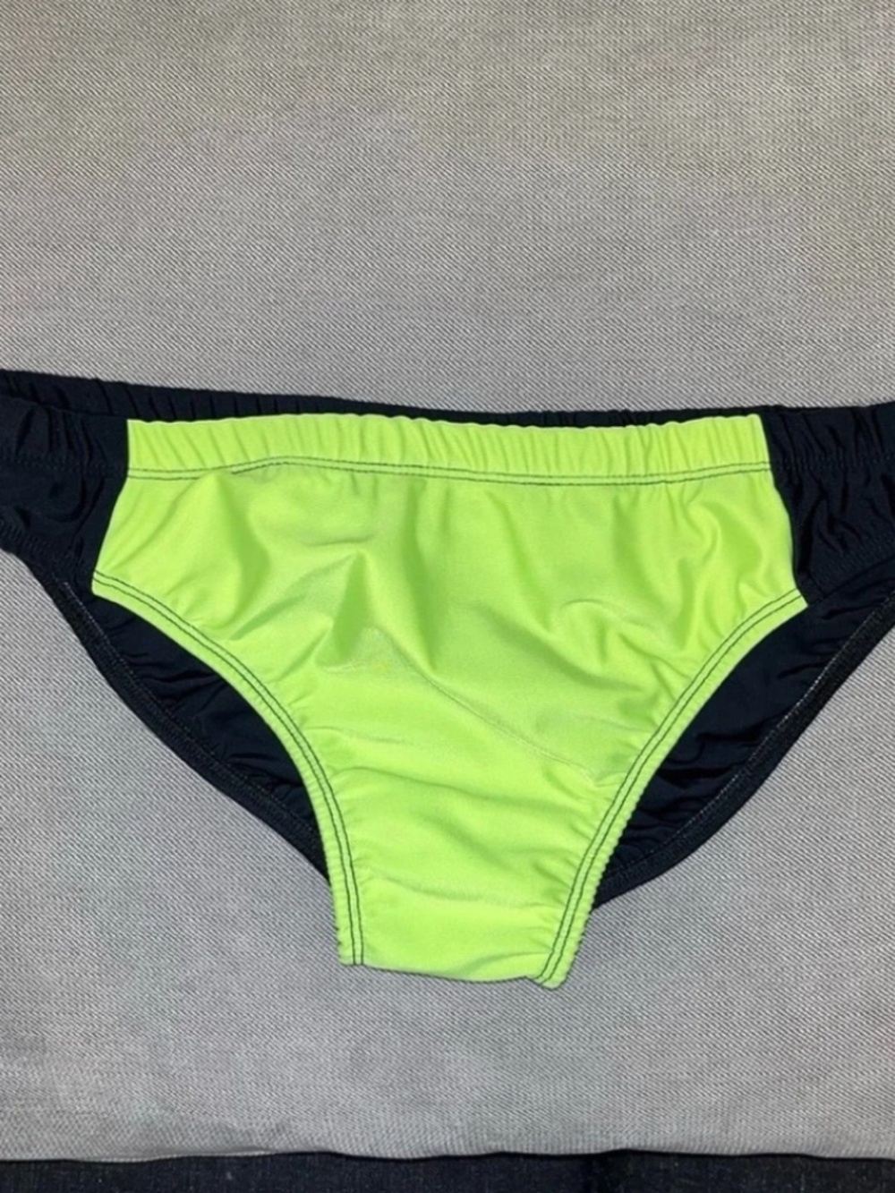 Barcode Berlin Green Black Swim Brief (S)